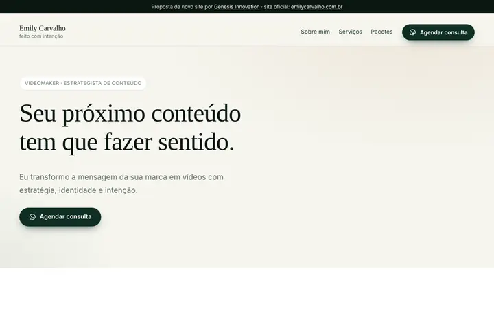Prévia da página inicial de Emily Carvalho