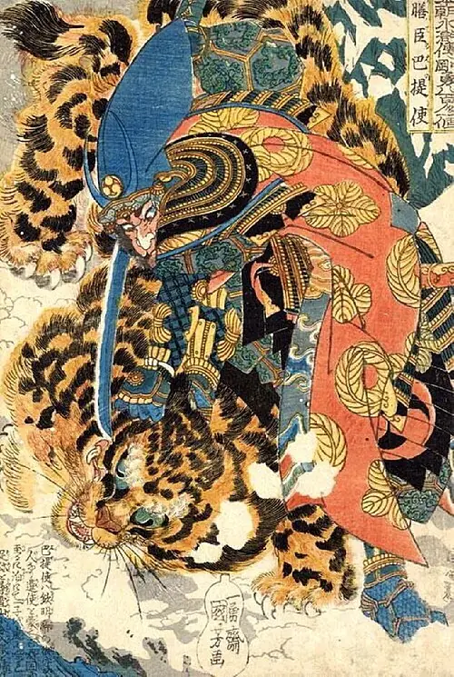 Gravura ukiyo-e de Utagawa Kuniyoshi